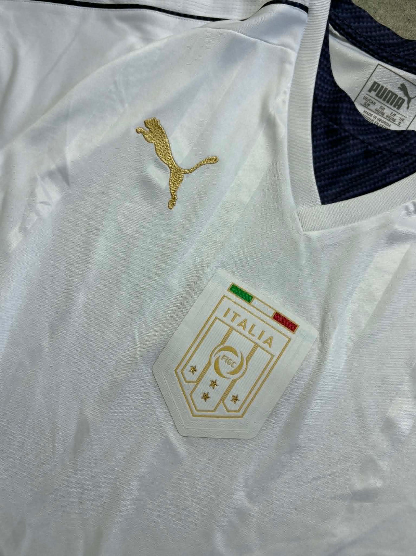 2000s Puma x Italia Jersey T-shirt