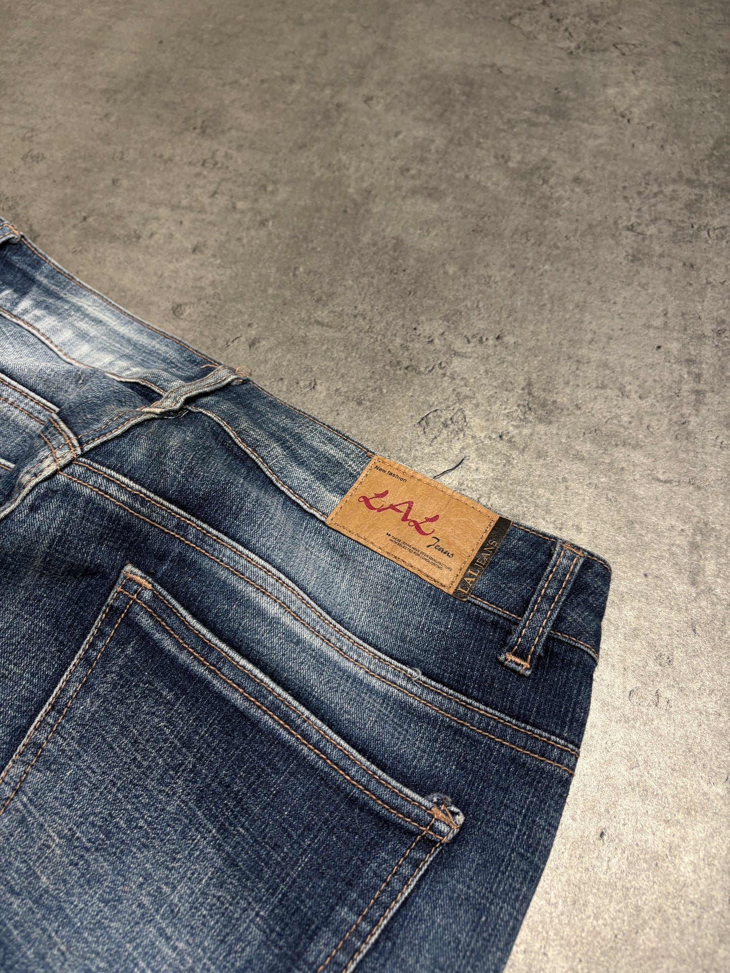 2000s Flare Washed Butterfly Jeans