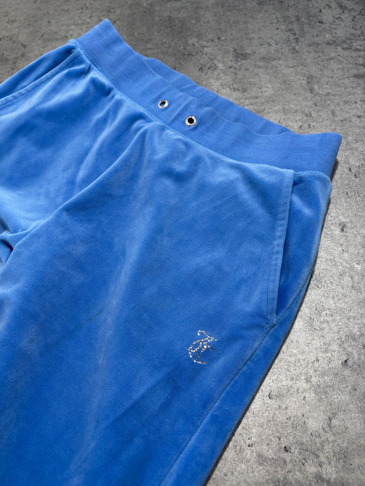 Juicy Couture welur blue pants