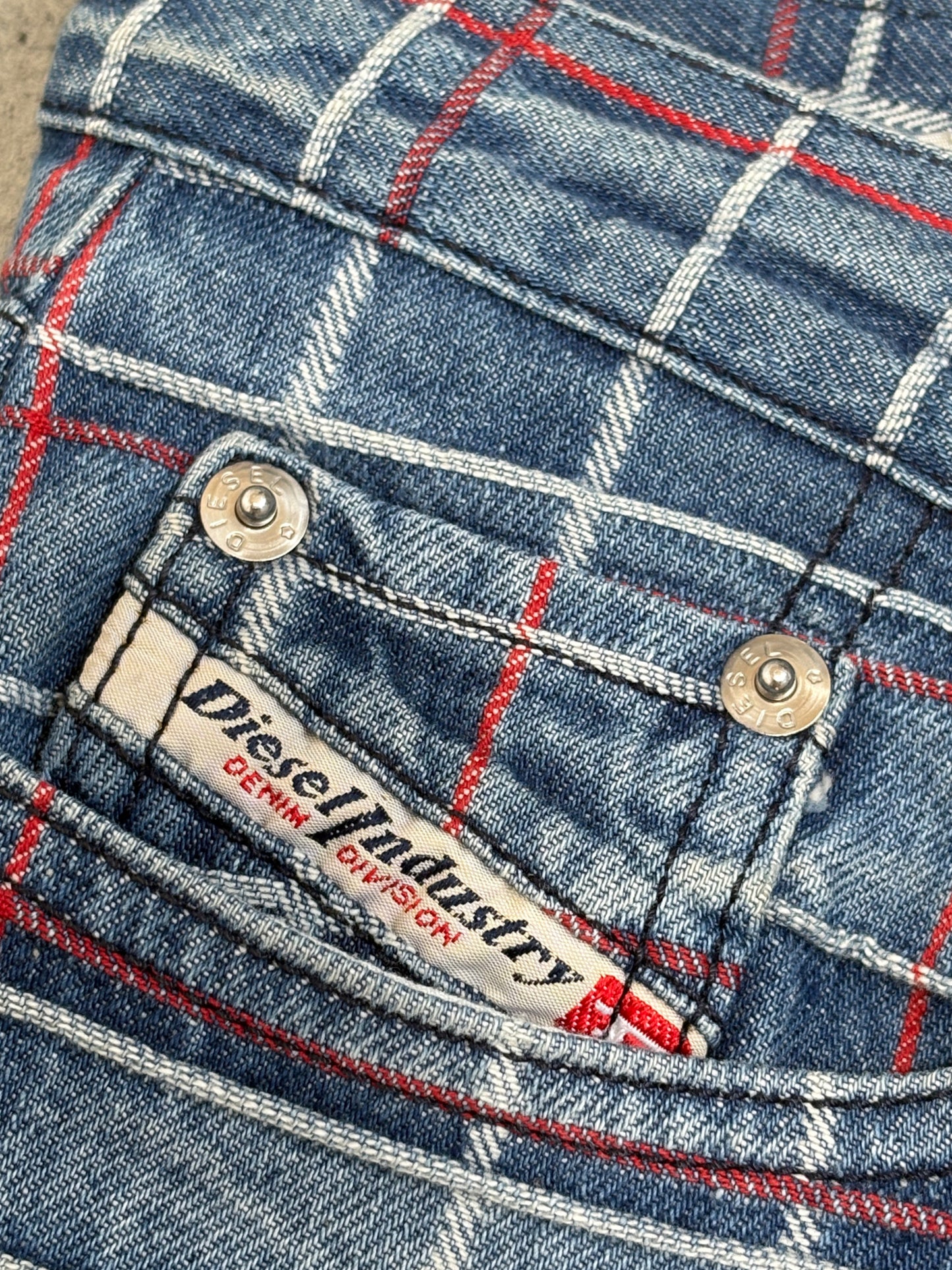 2000s Diesel Industry Flare bootcut jeans dzwony flared