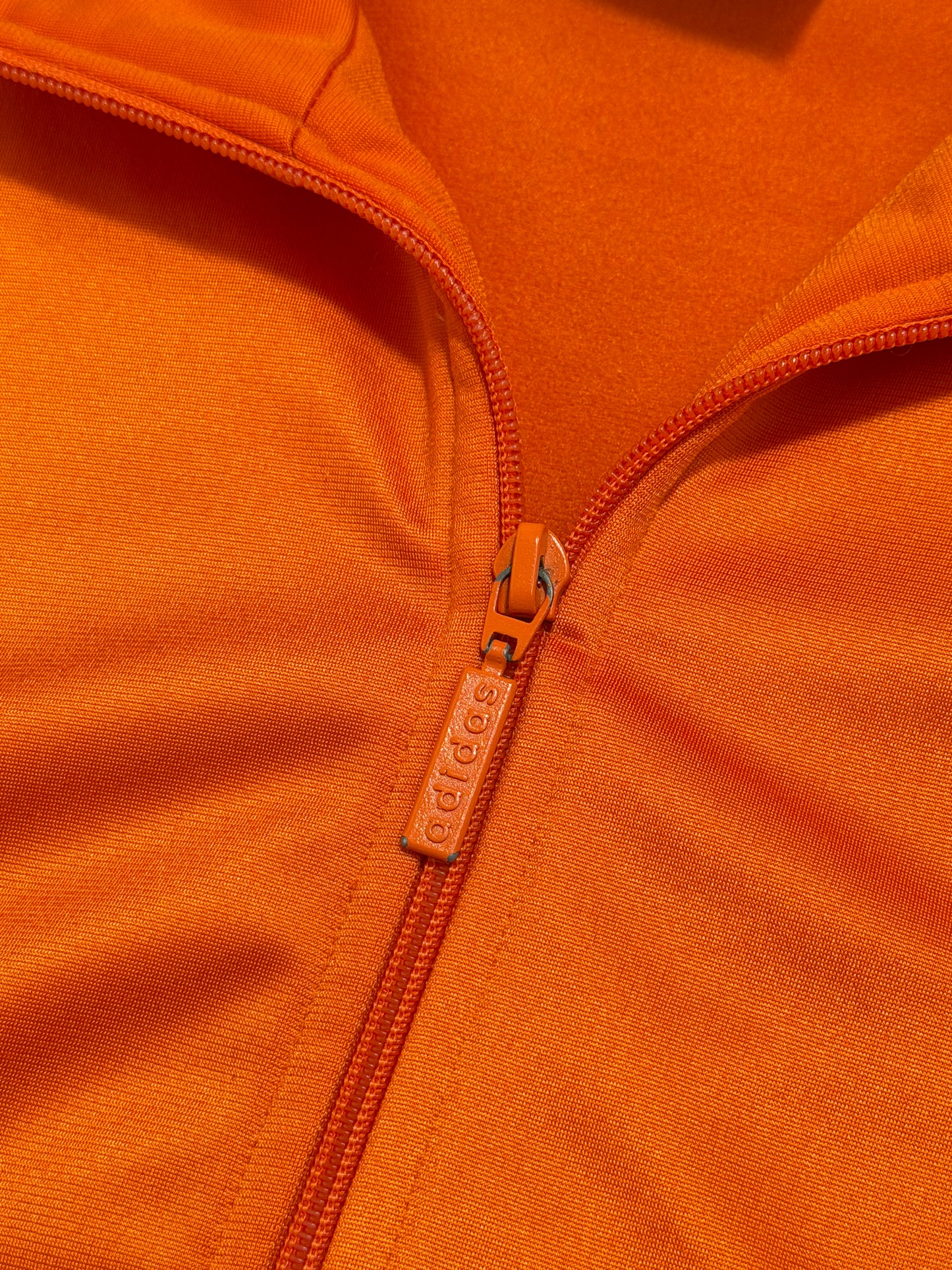 2000s Adidas zip up oversize tracksuit orange