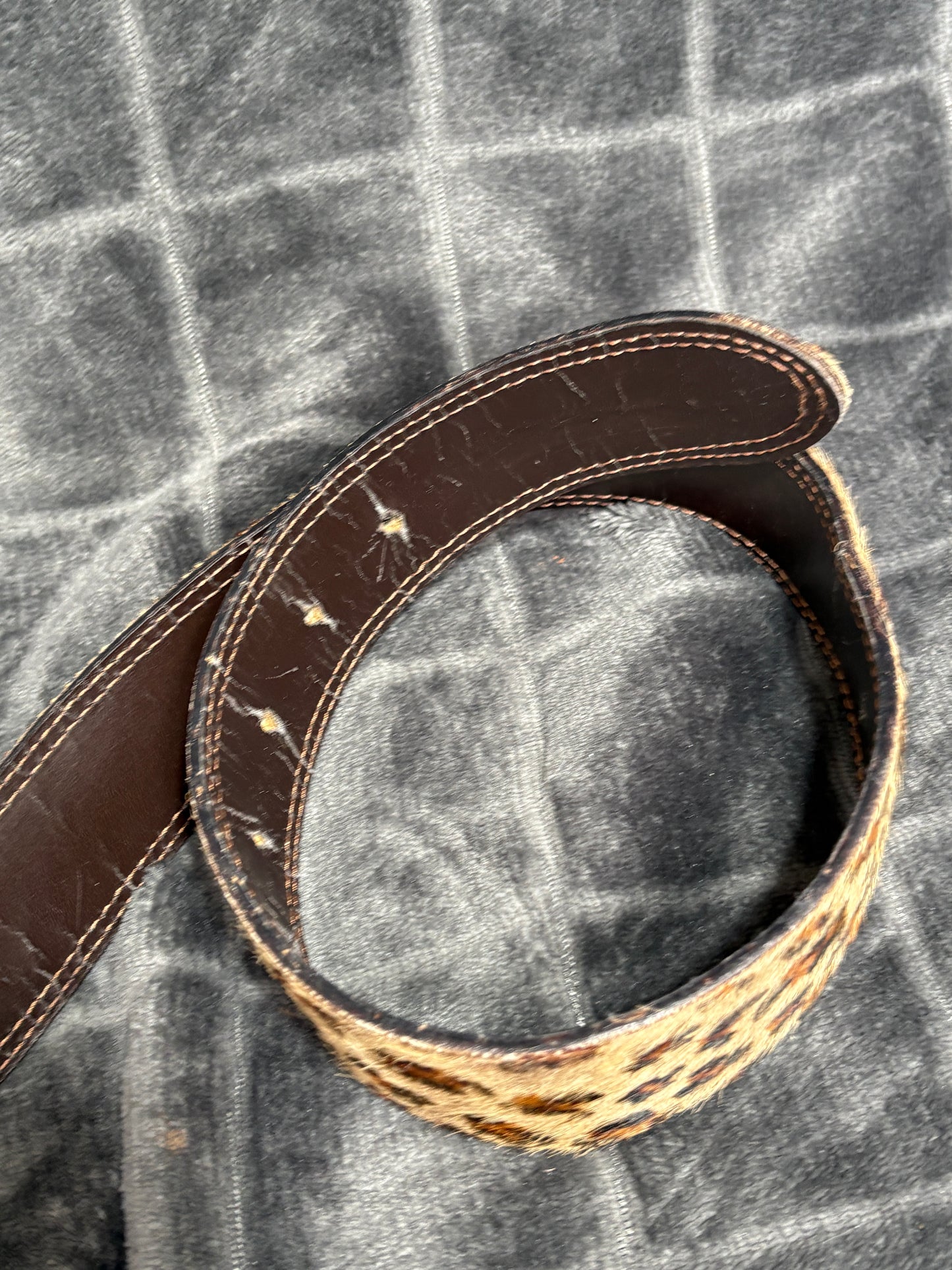 2000s Leopard Fur Belt panterka