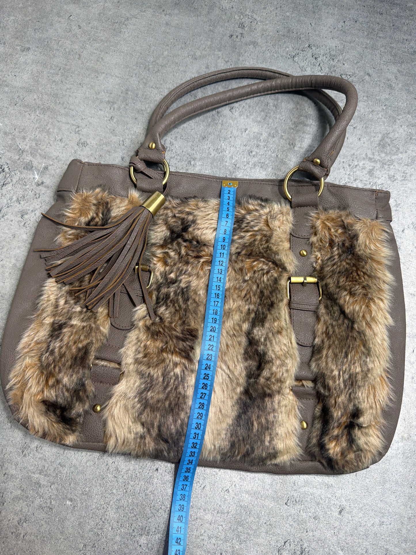 2000s Fur Y2K Bag