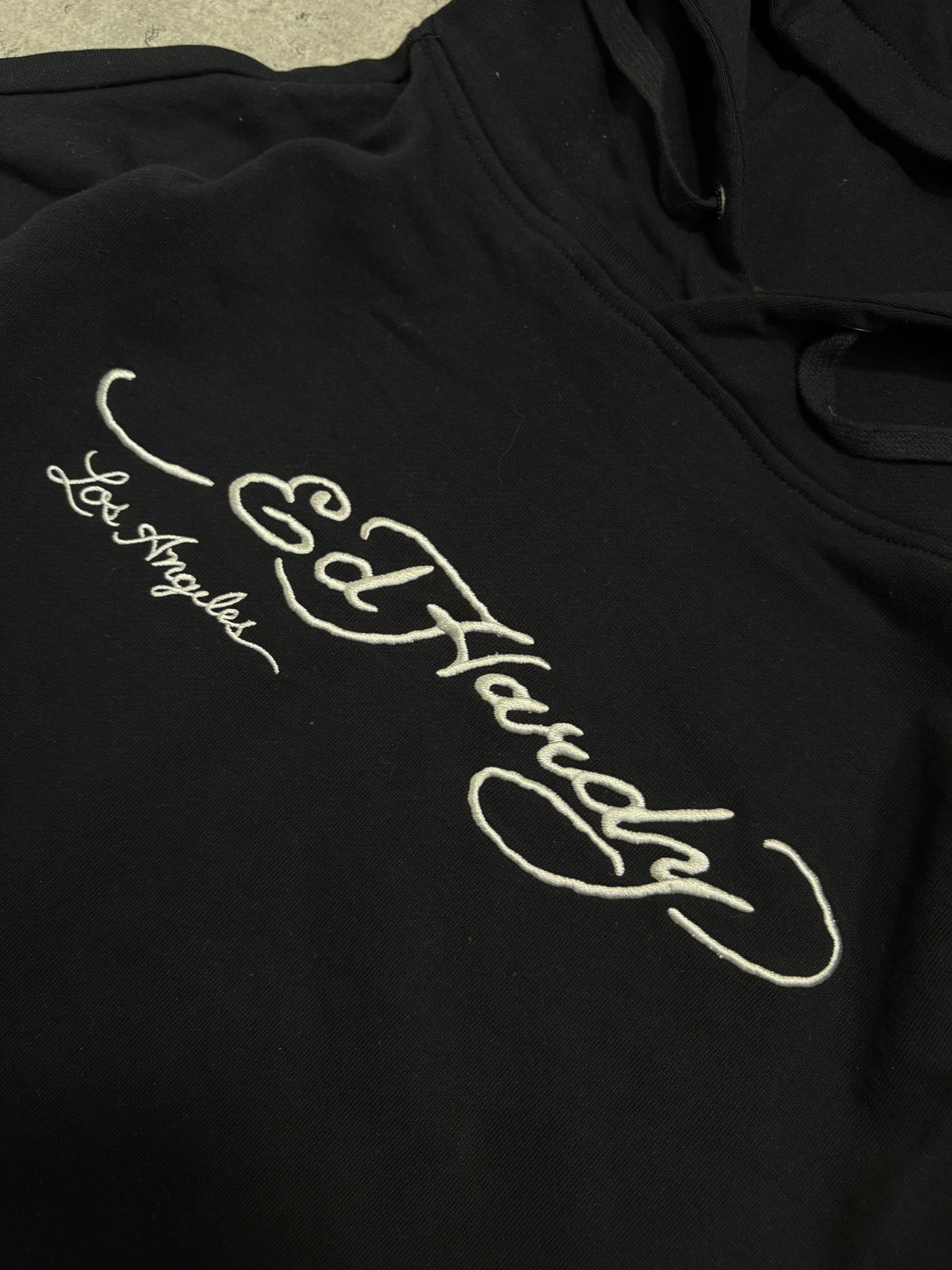 Ed Hardy Oversize Black Hoodie