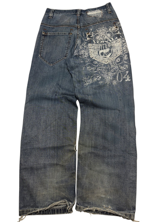 2000s Vokal Graphic Baggy Jeans