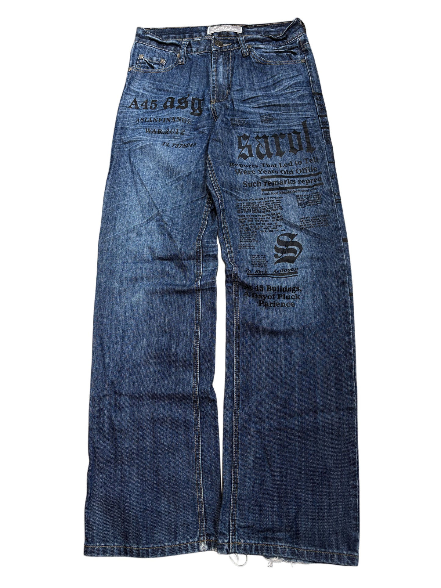 2000s Sarol Printed Jeans
