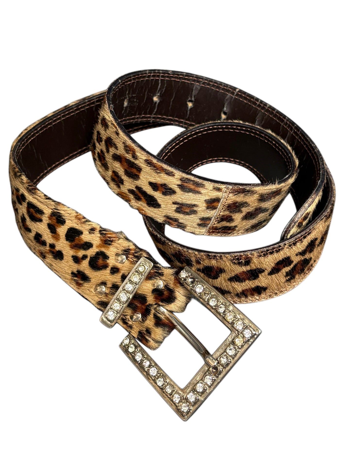 2000s Leopard Fur Belt panterka