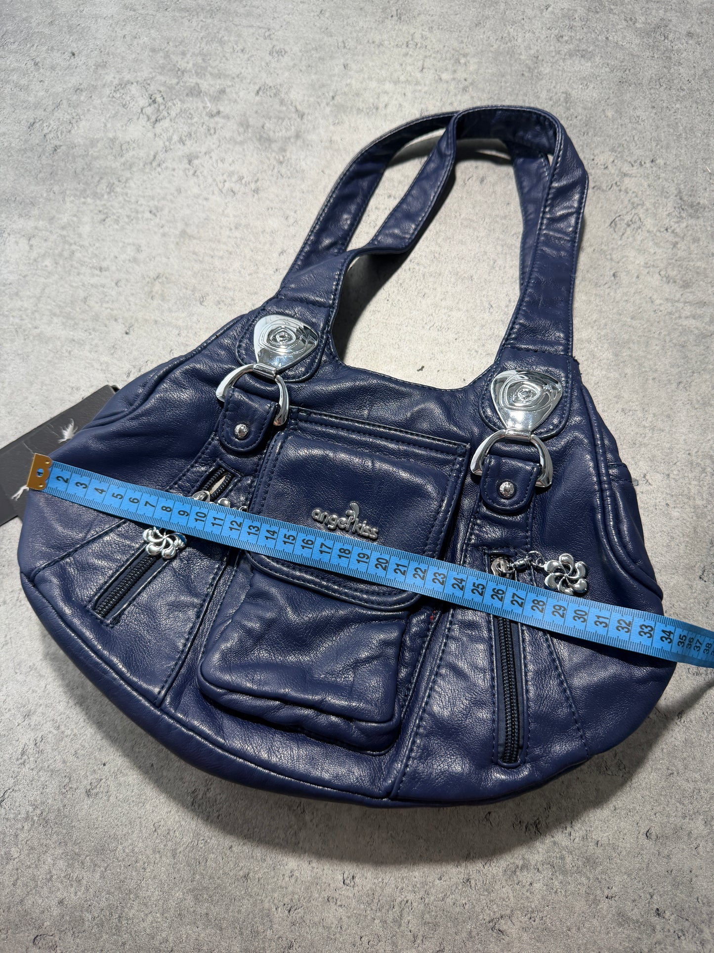 2000s Angel Kiss Navy Bag