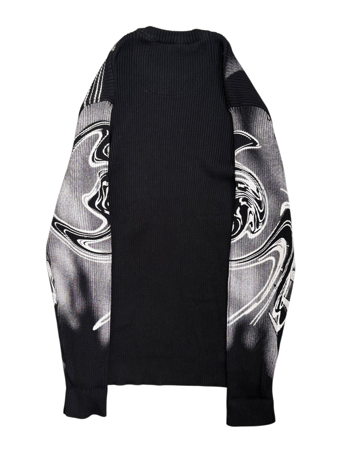 2000s Archive Knit Spiral Crewneck