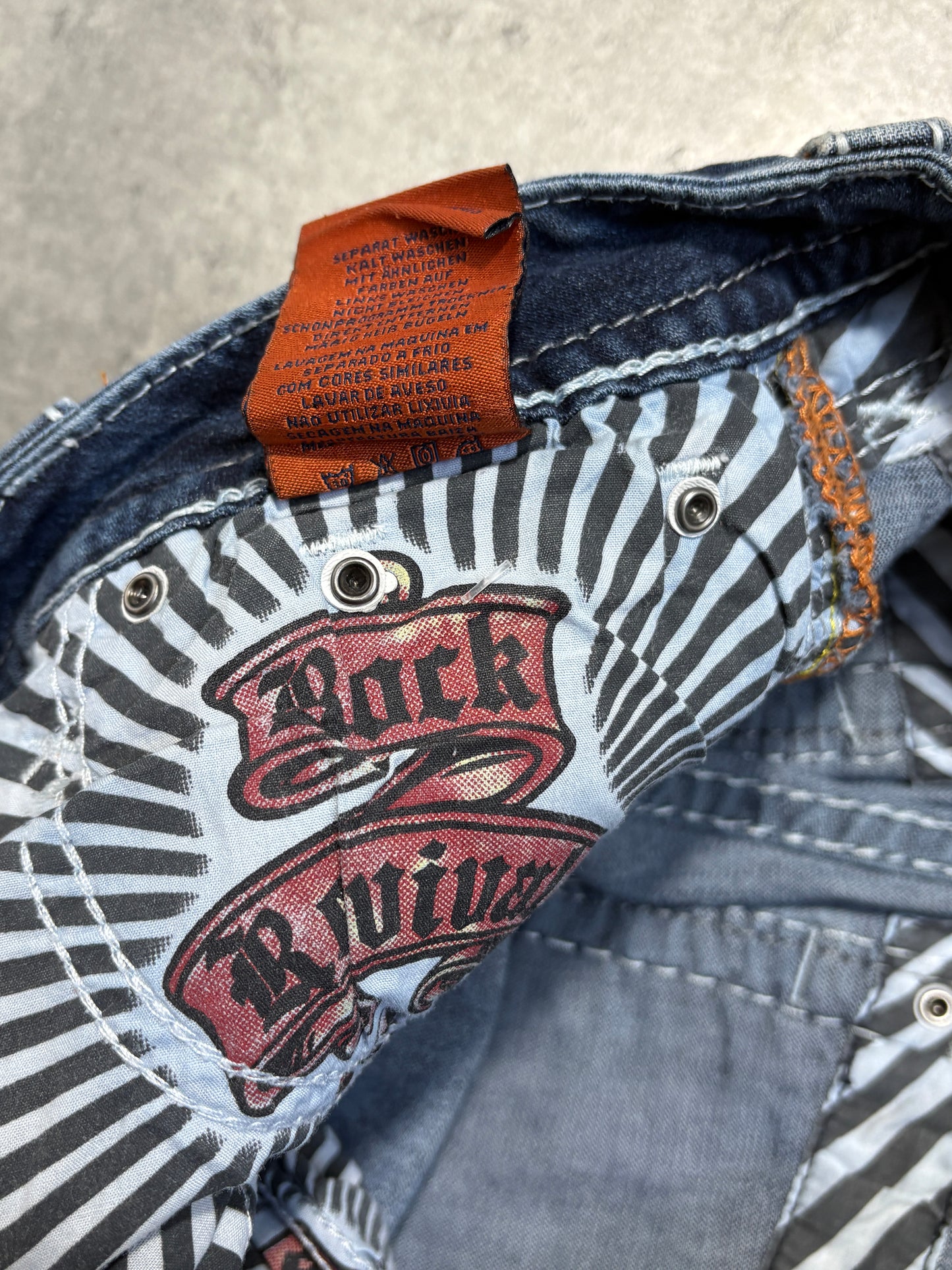 2000s Rock Revivial skinny jeans blue