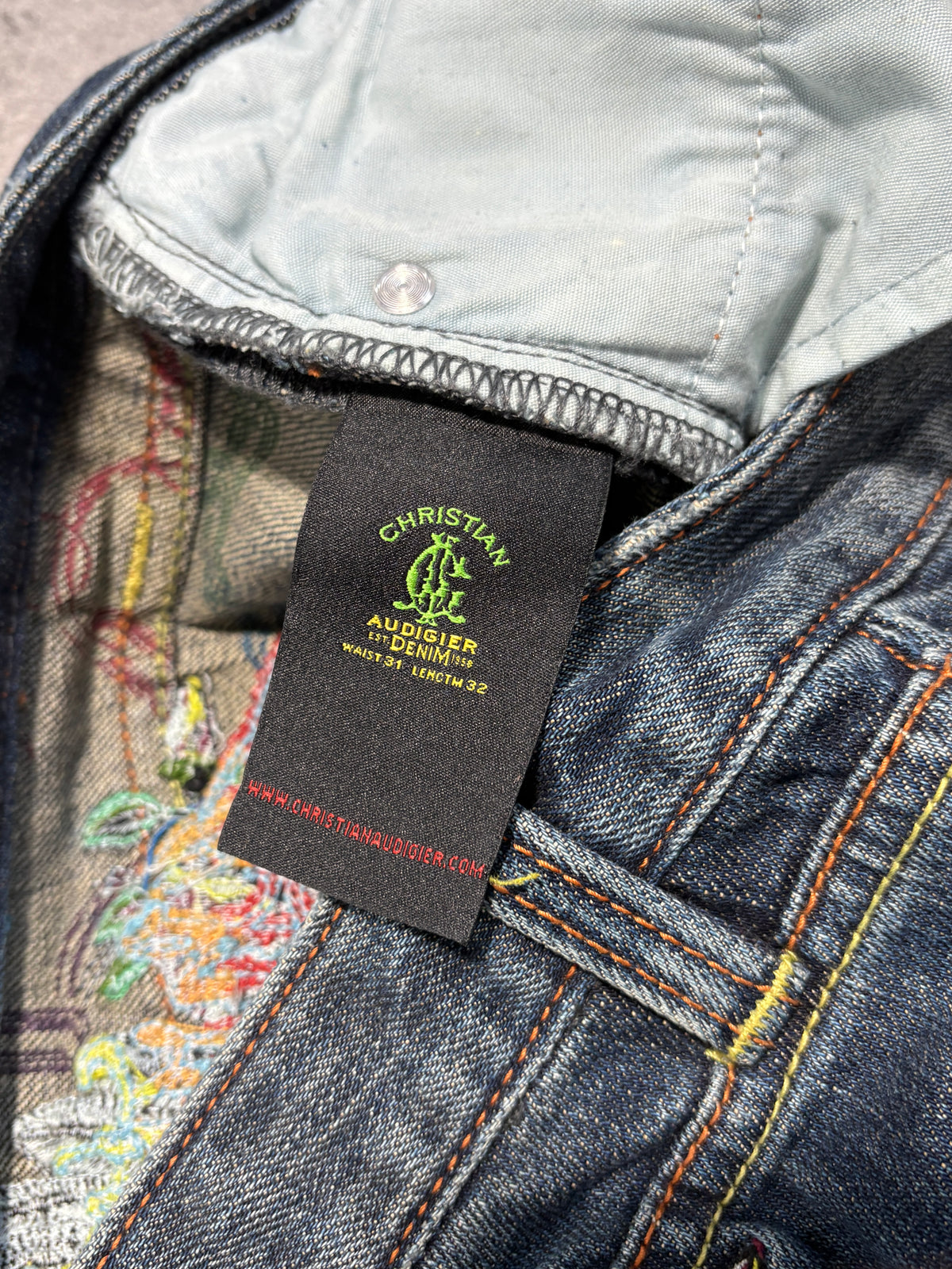 *RARE* Christian Audigier Jeans Y2K 2000s