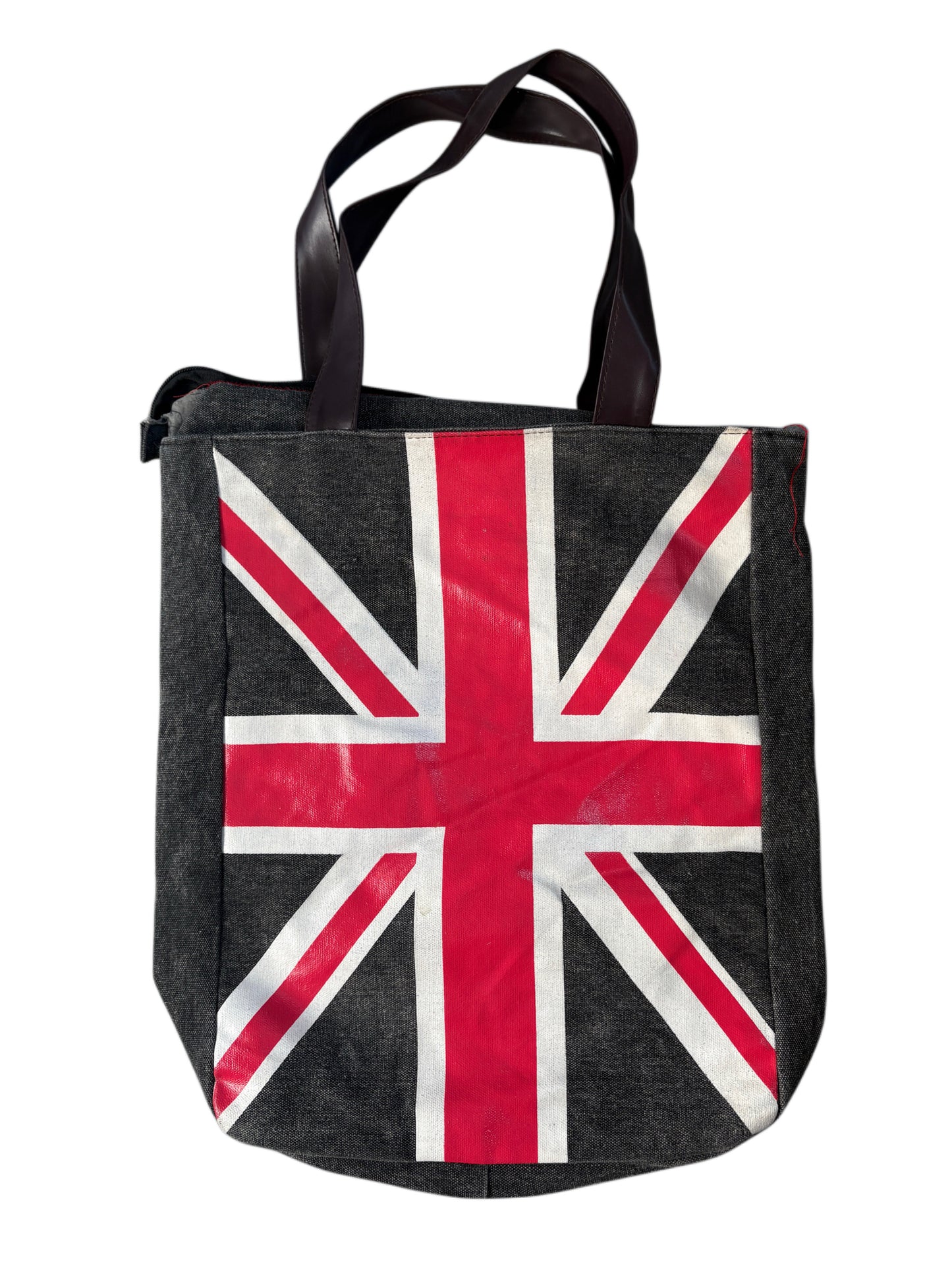 2000s UK Flag Grey Bag