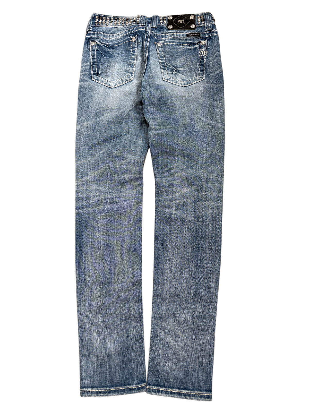 2000s Miss Me Studded Belt Y2K skinny jeans Sexy