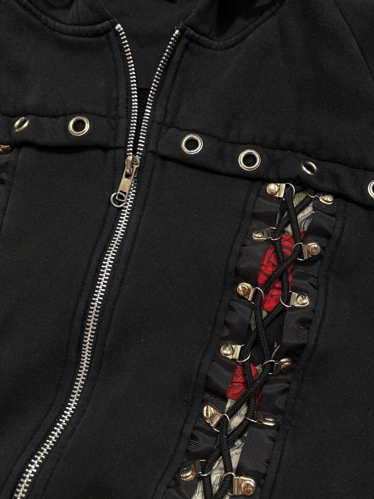 2000s Banned Avantgarde Alternative Zip Hoodie