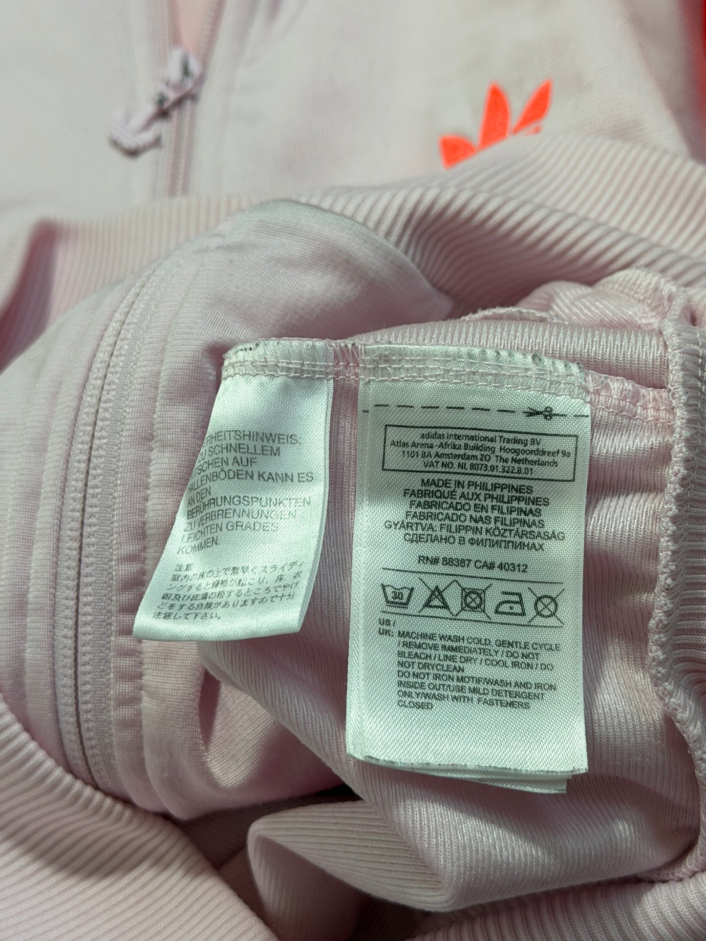 2000s zip up tracksuit baby pink *2011*rok*