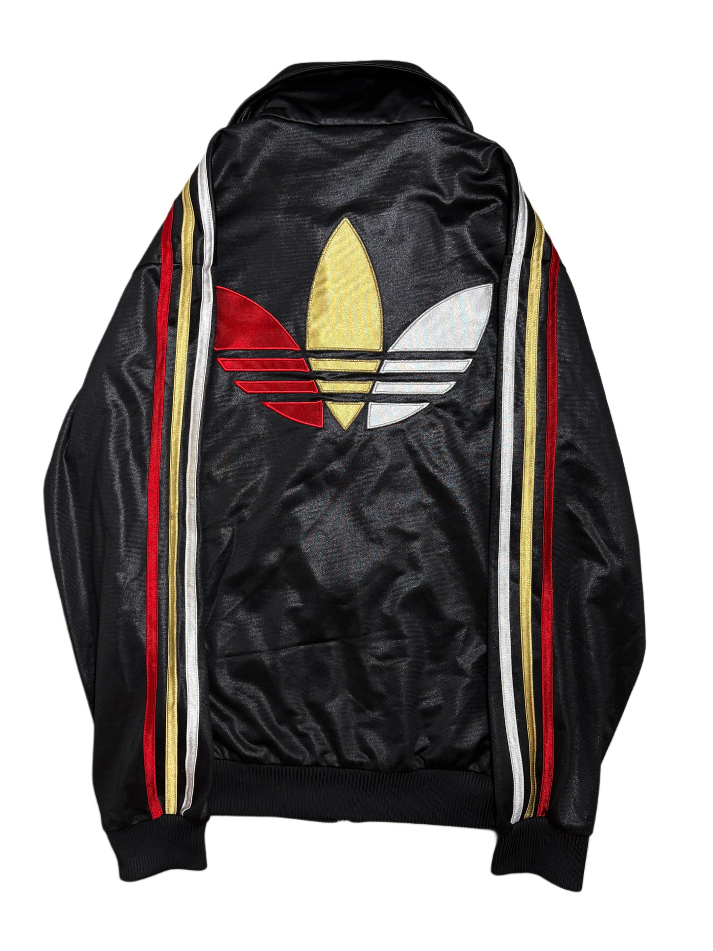 2000s Adidas Chile 62 zip up tracksuit oversize black  *2010*rok*