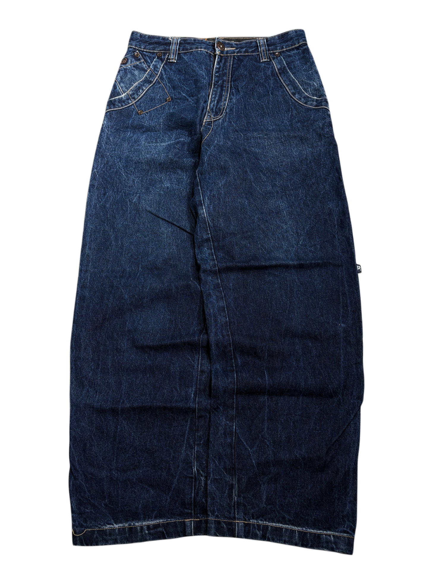 Pelle Pelle Baggy Printed Jeans Swag