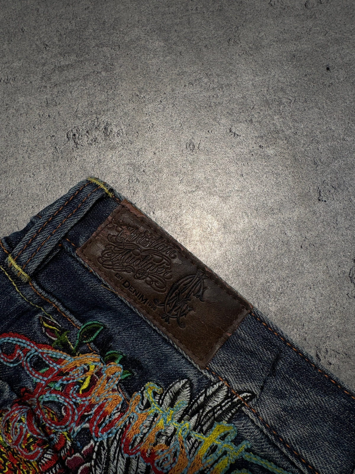 *RARE* Christian Audigier Jeans Y2K 2000s