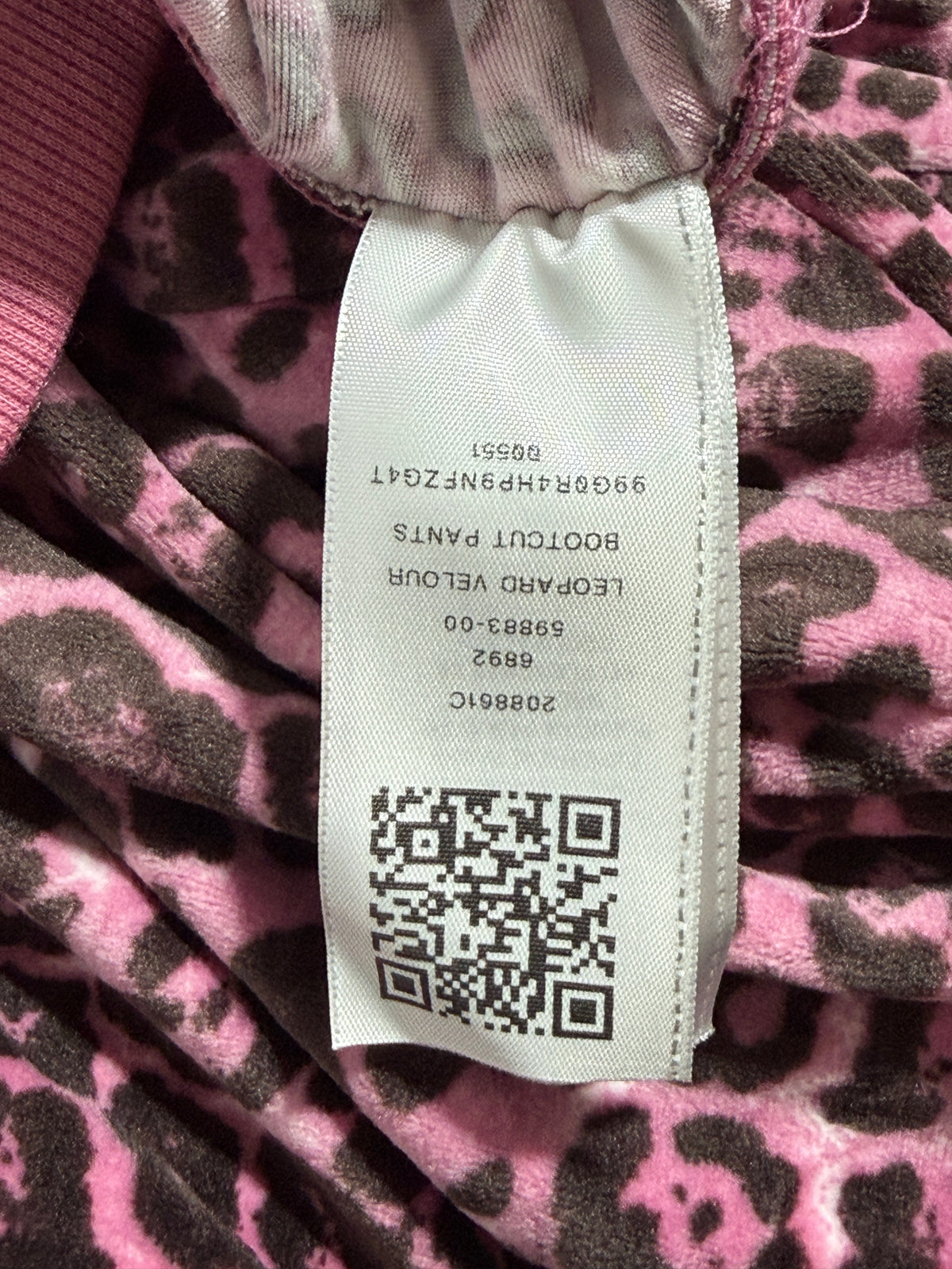 True Religion welur pink leopard pants *rare*