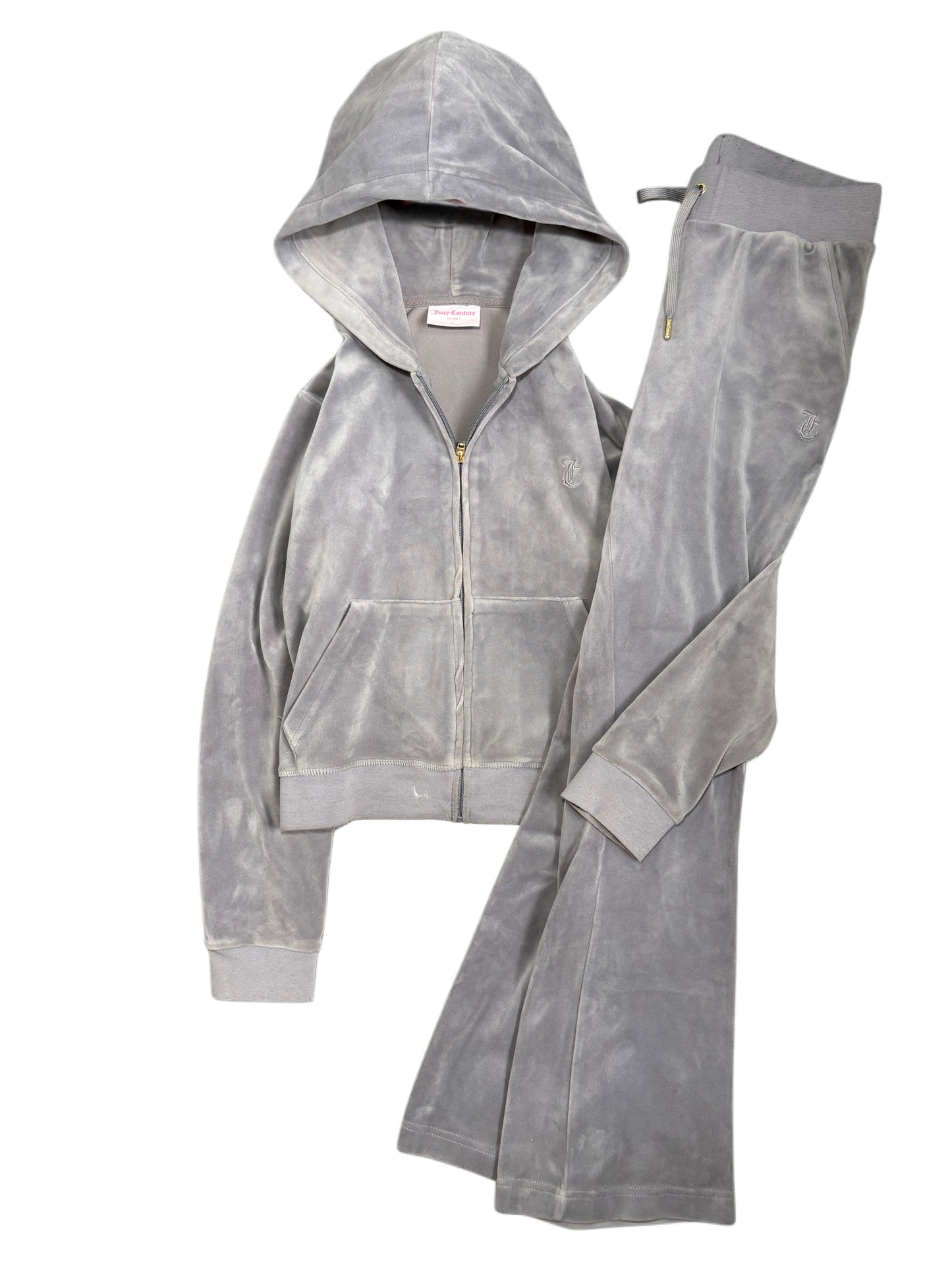 Juicy Couture welur set hoodie + pants grey