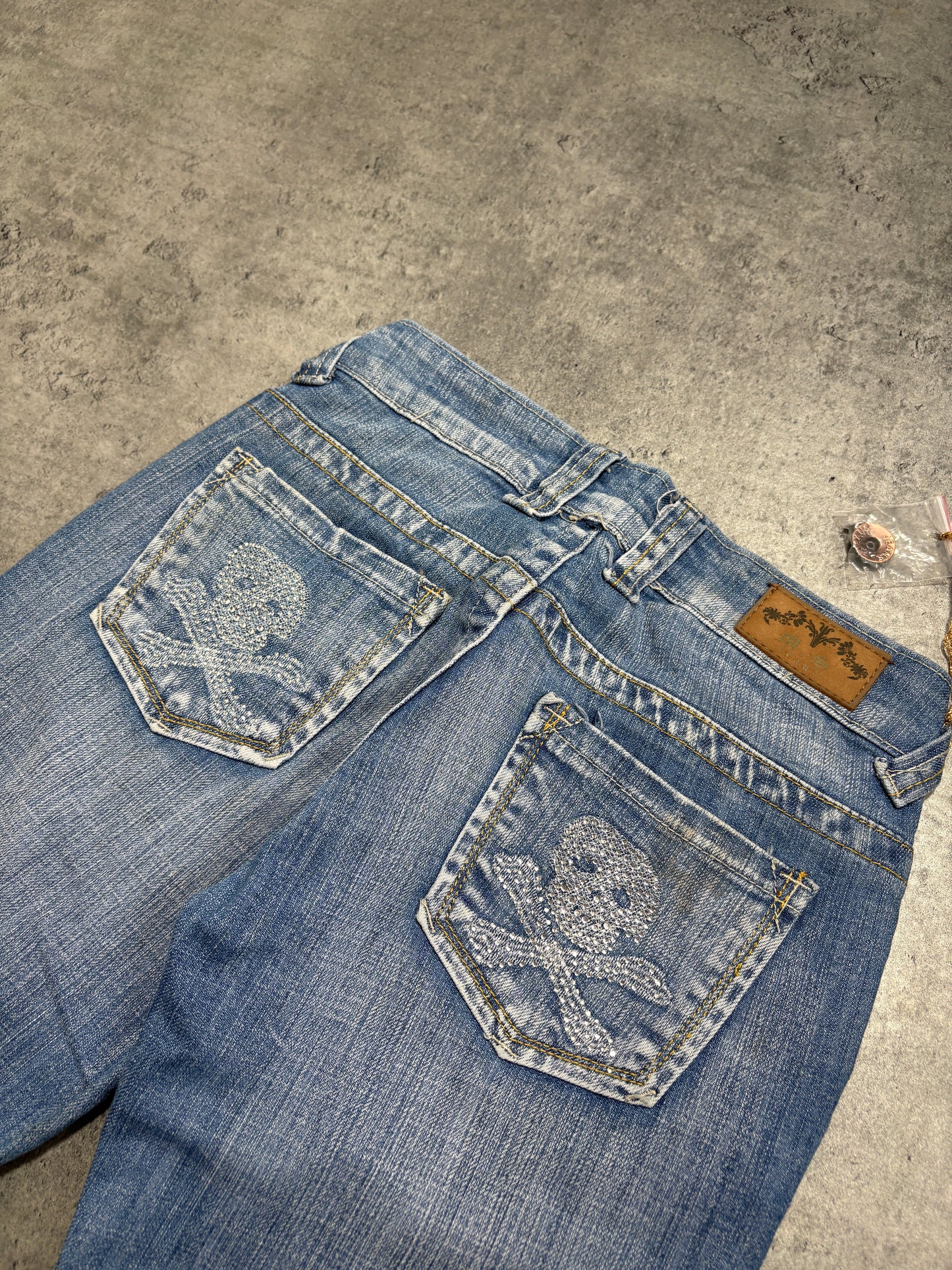 2000s Diamonds Skulls Jeans
