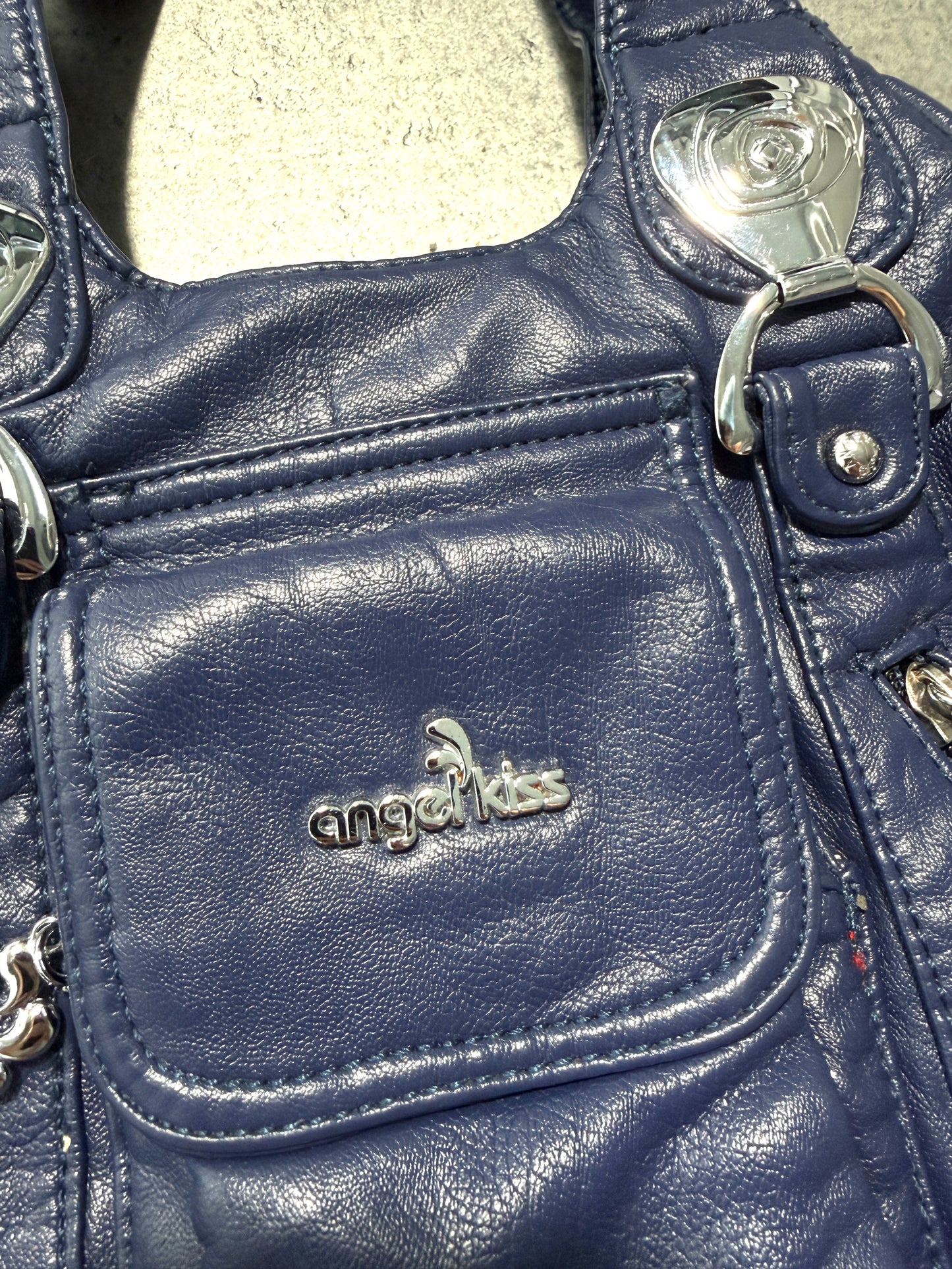 2000s Angel Kiss Navy Bag