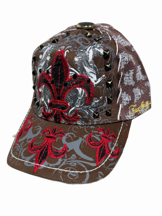 2000s Trucker Cap Red monkey brown