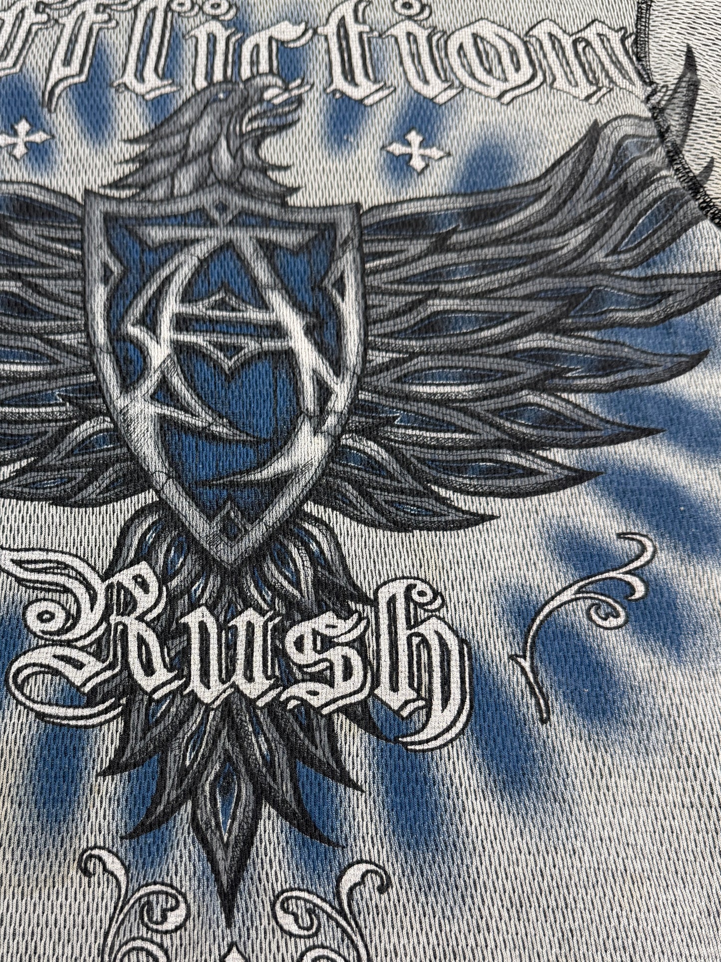 2000s Affliction crewneck double-sided *RARE*