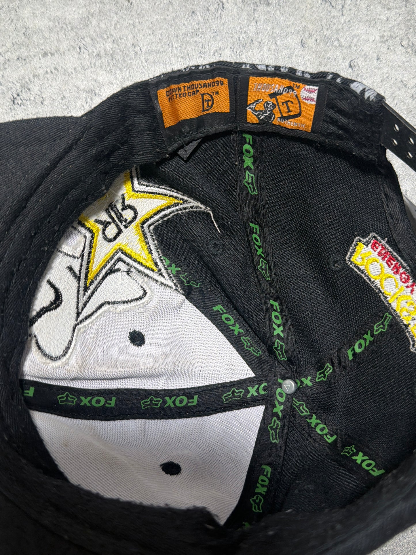 2000s Fox Racing x Rockstar Energy full Cap