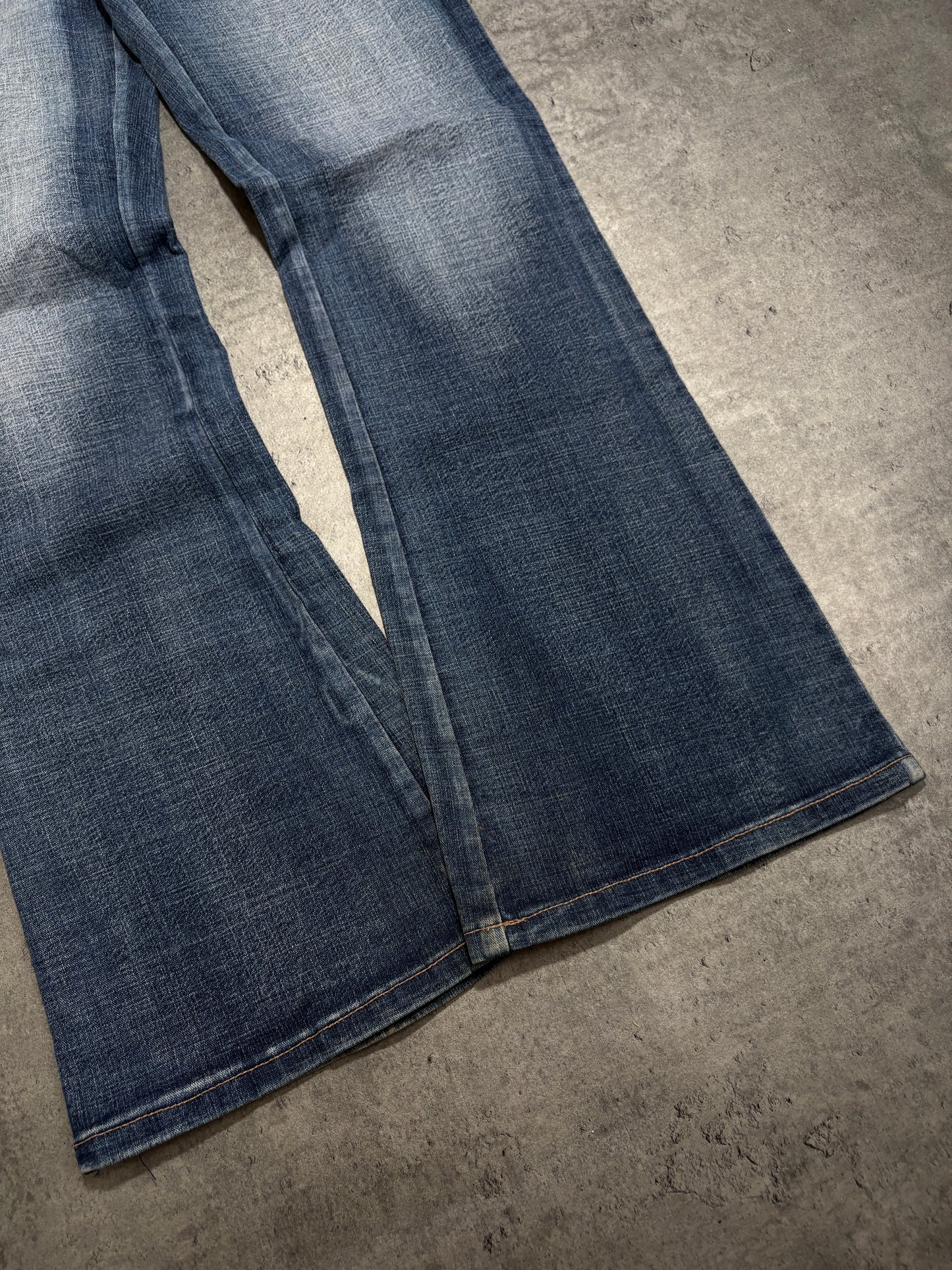 2000s Flare Washed Butterfly Jeans