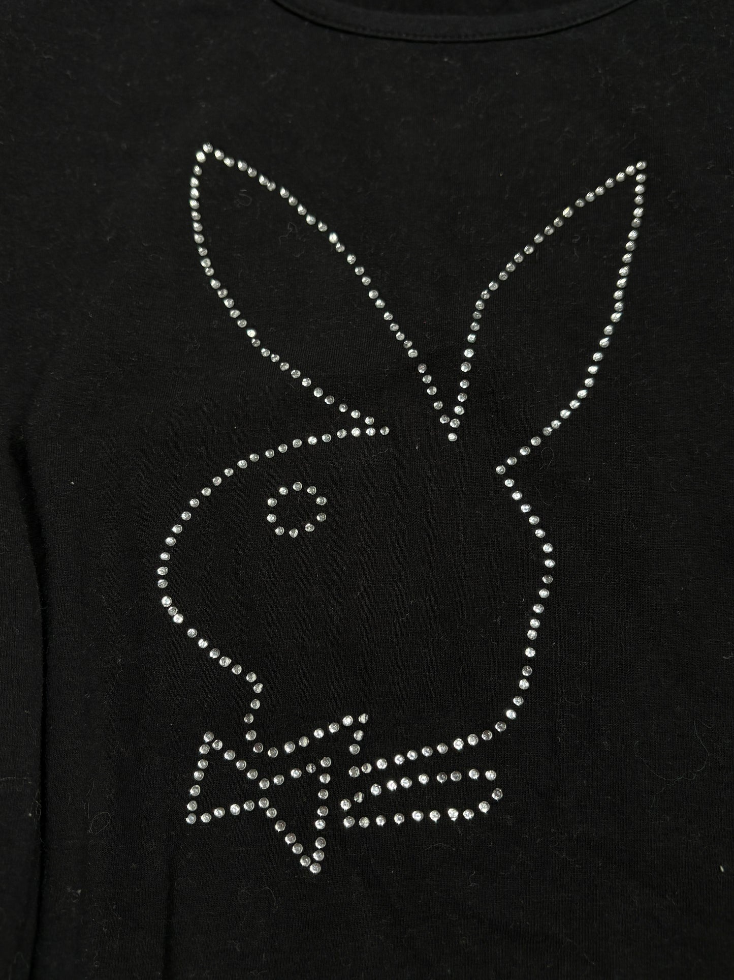 2000s Playboy Tee z kryształkami