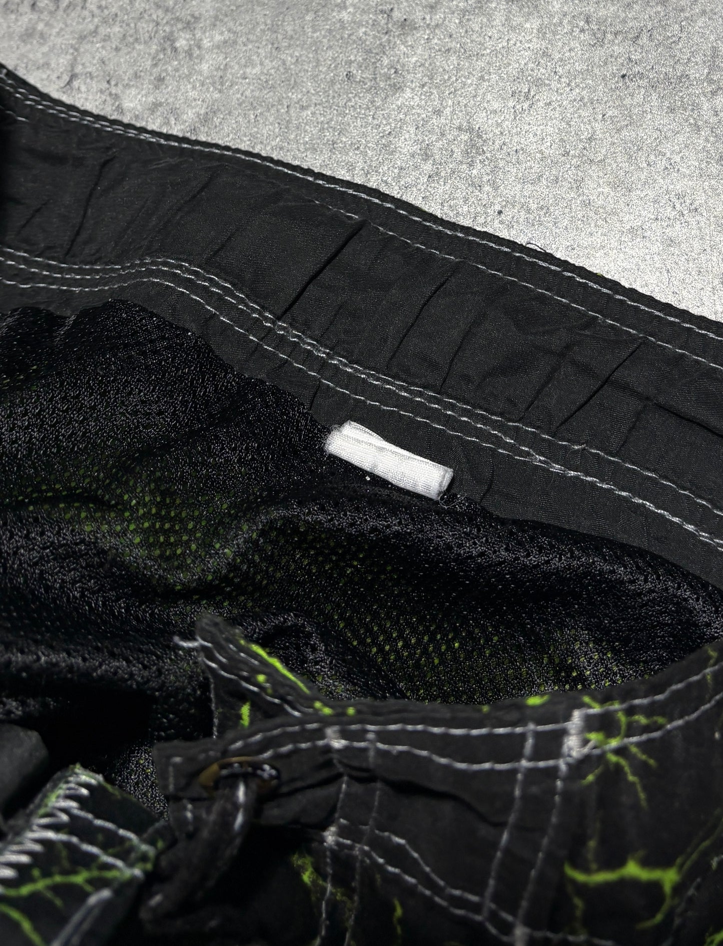 2000s Monster Energy swim shorts