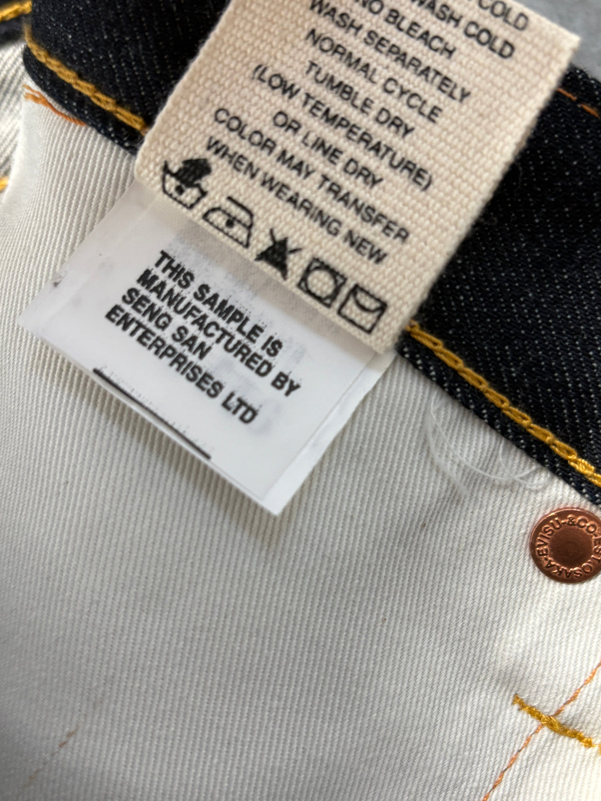 *RARE* Evisu TAIRY OUKI! Selvedge Denim Jeans *SAMPLE*