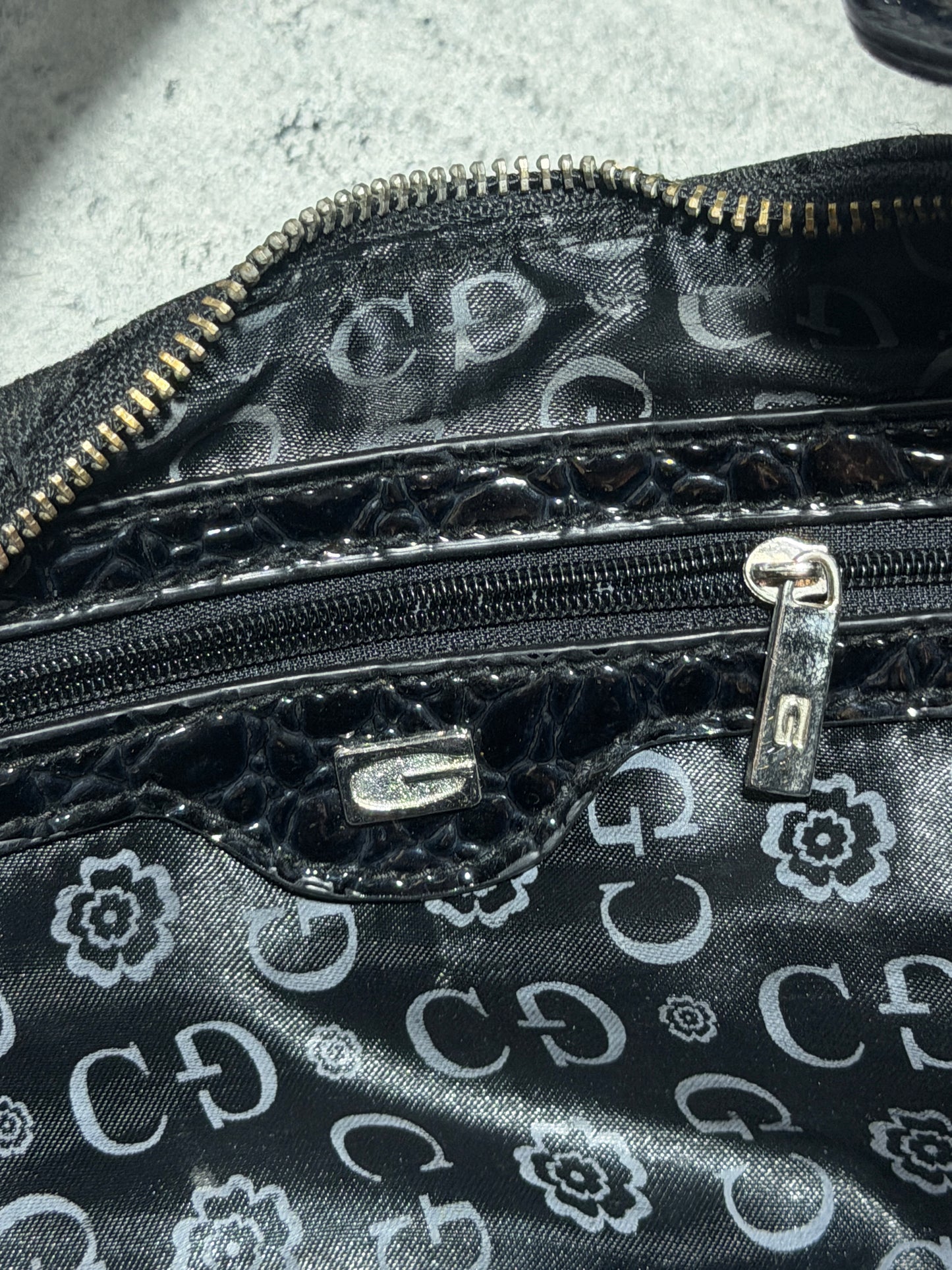 2000s Gussaci Black Bag