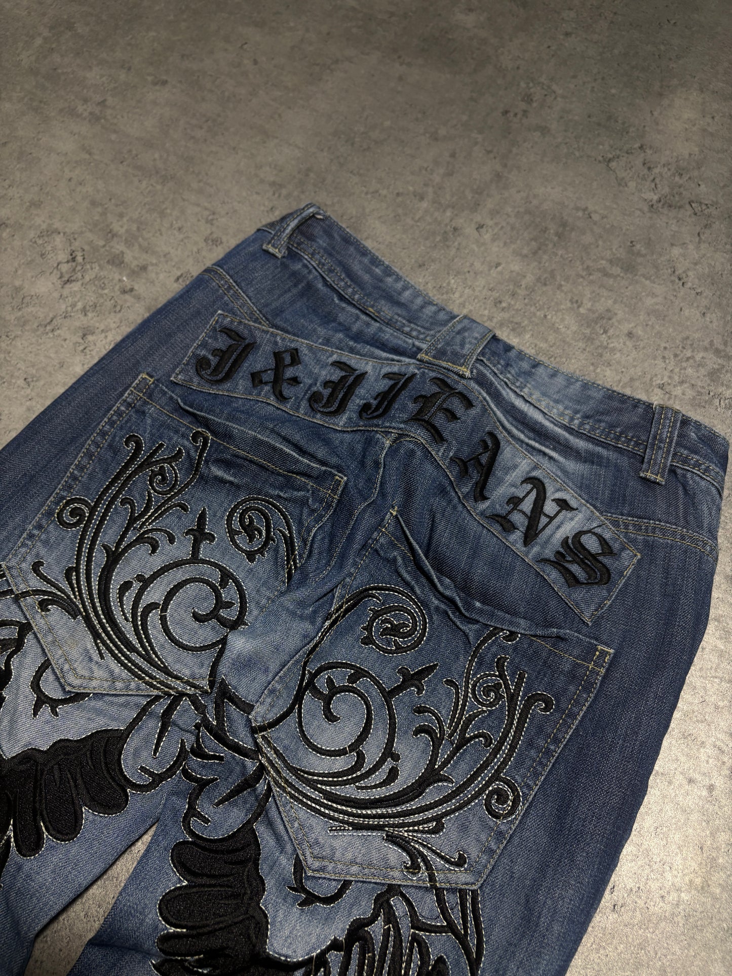2000s Tribal Wings Jeans