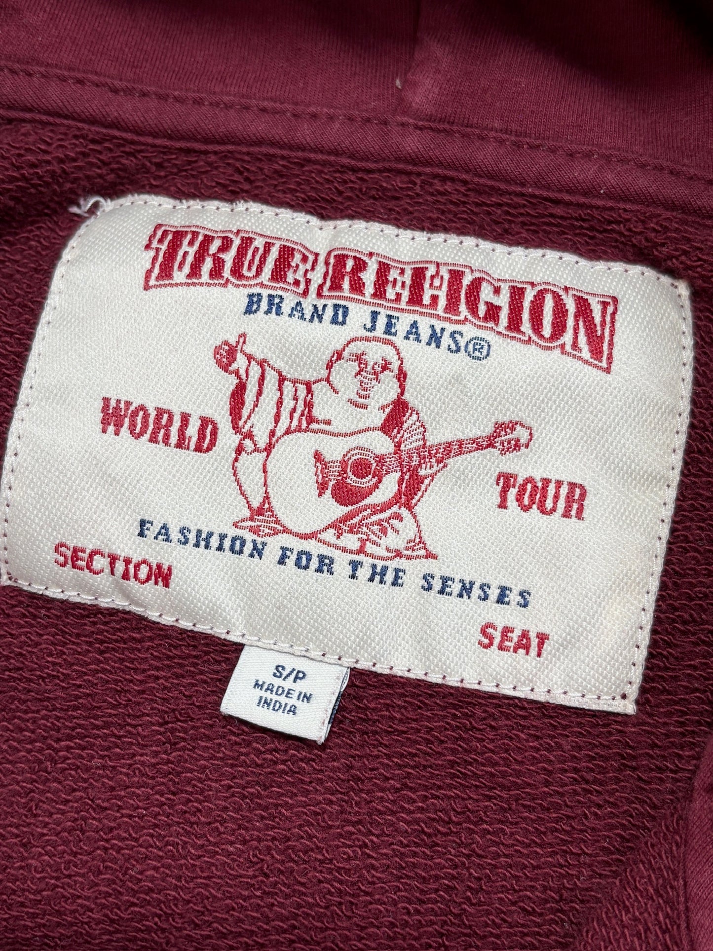 True Religion Zip Up Hoodie