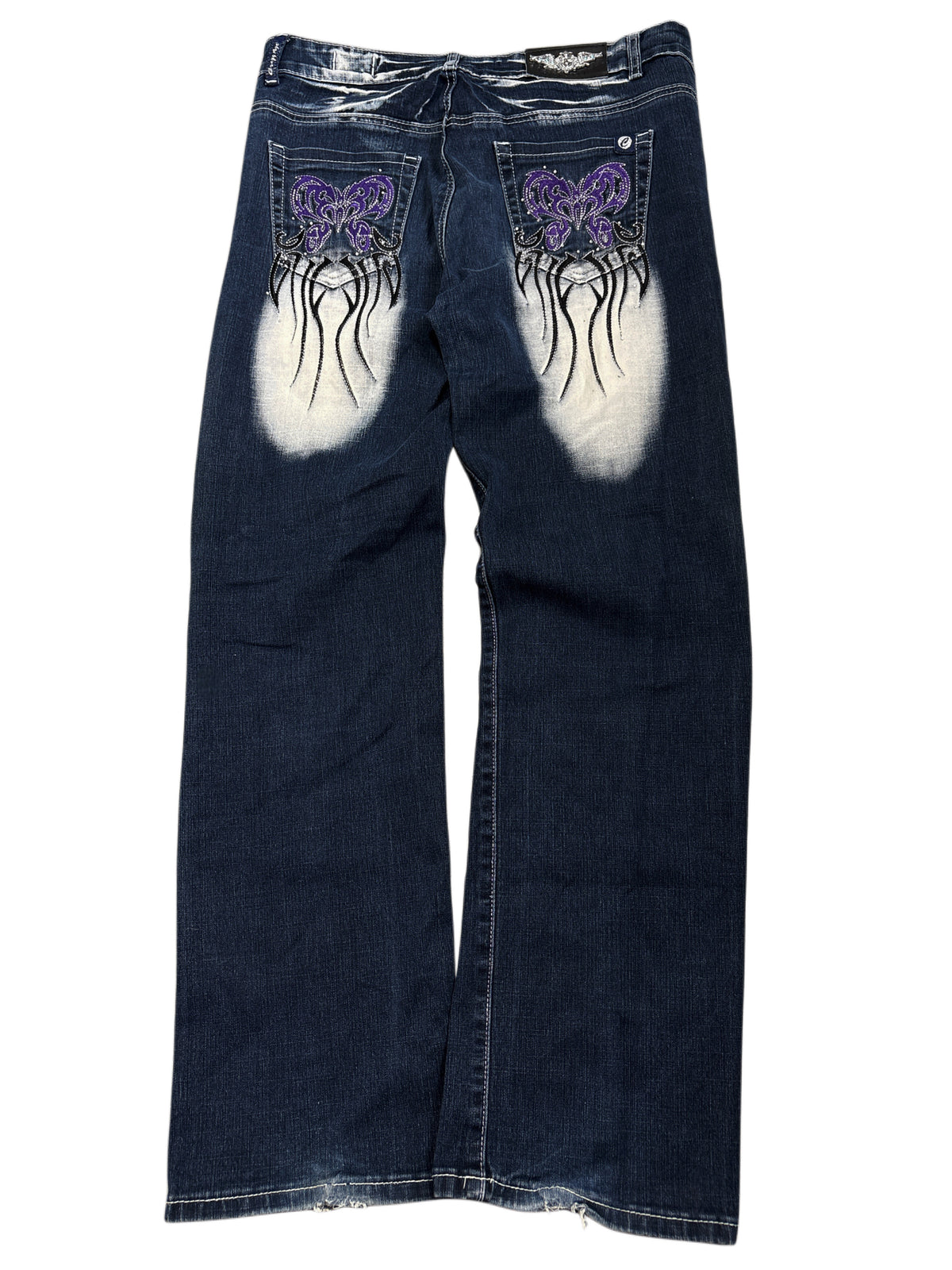 2000s Crazy Age Washed Y2K Jeans