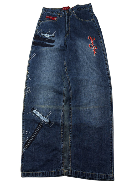 2000s Sean John distressed baggy Jeans