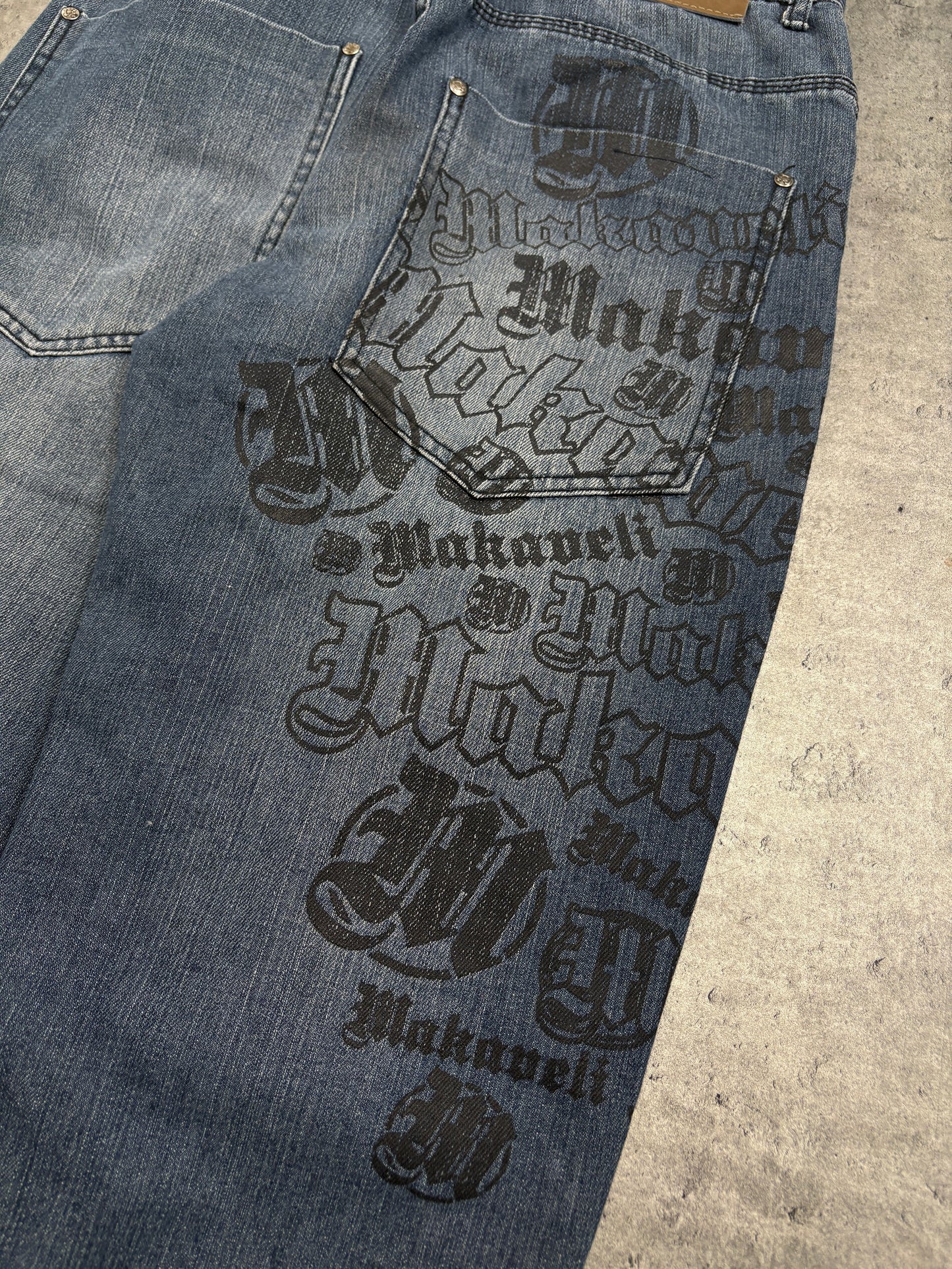 2000s Makaveli jeans 2pac rap hip hop
