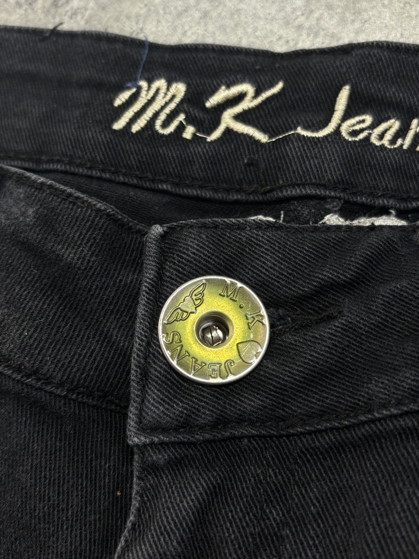 2000s MK Jeans crown jeans y2k
