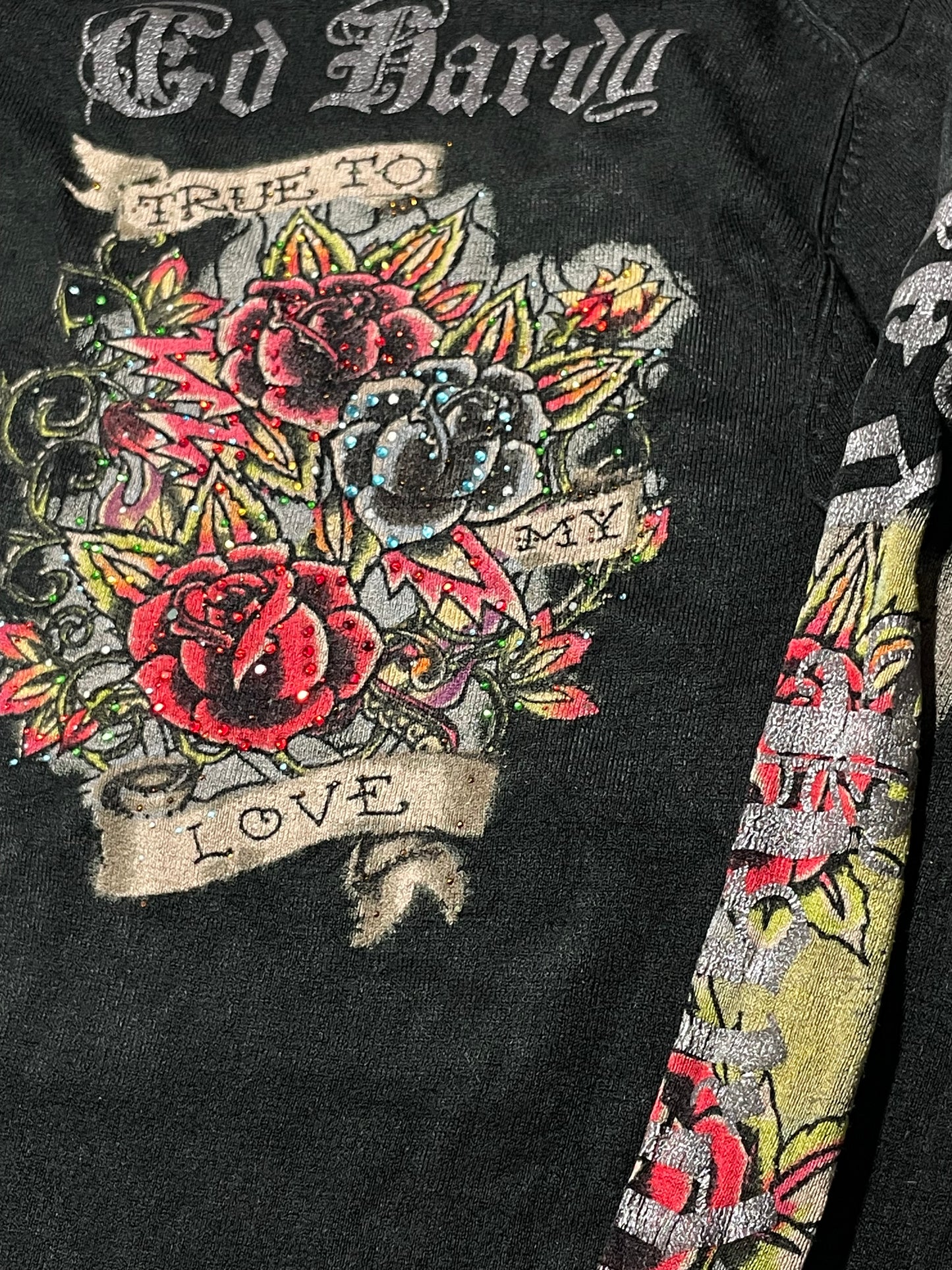 2000s Ed Hardy dress sukienka