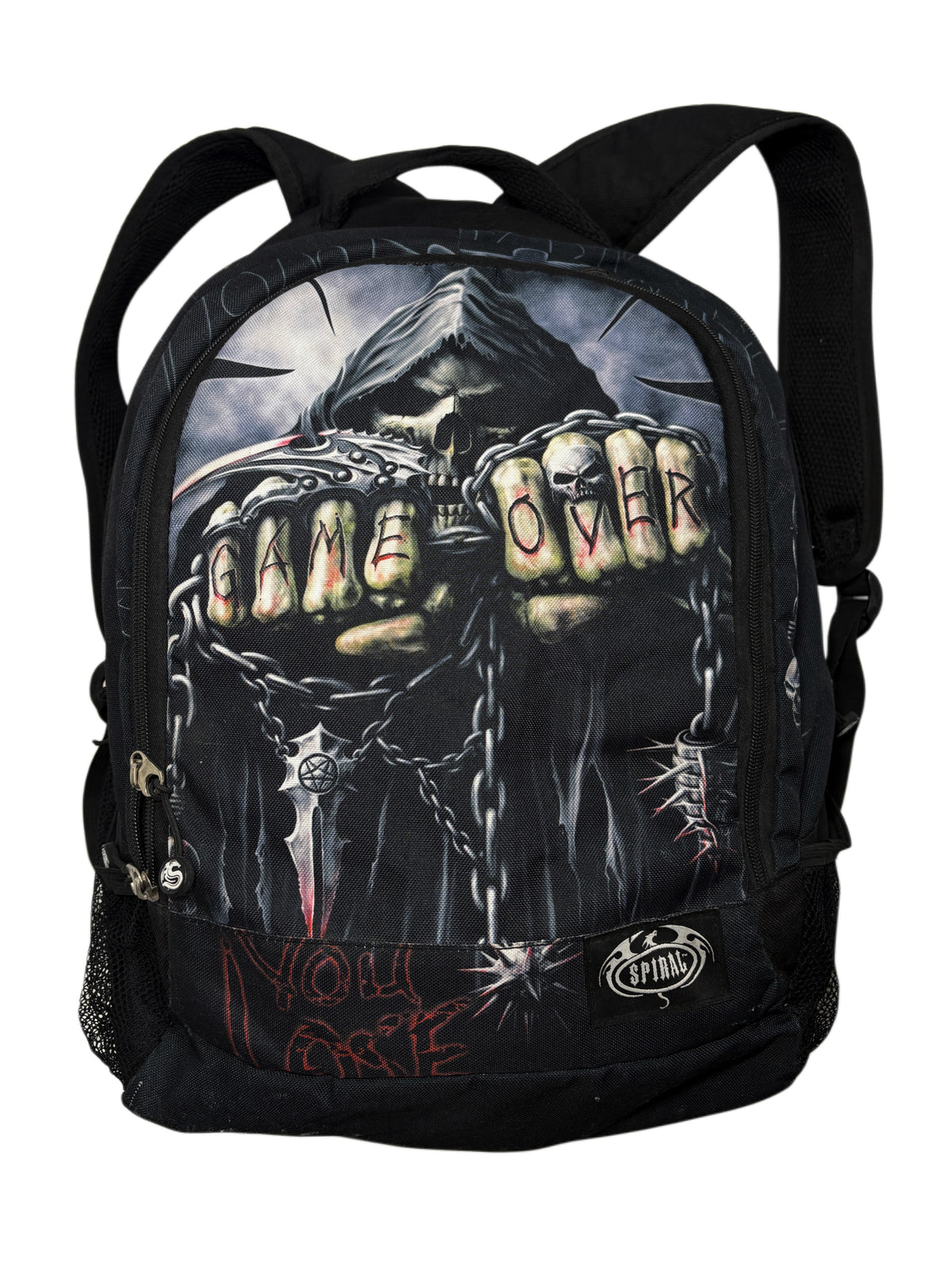 2000s Spiral Goth Backpack Plecak