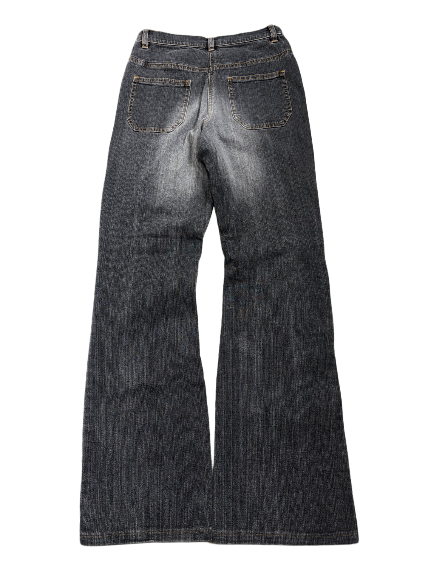 2000s Flare washed grey jeans flared bootcut