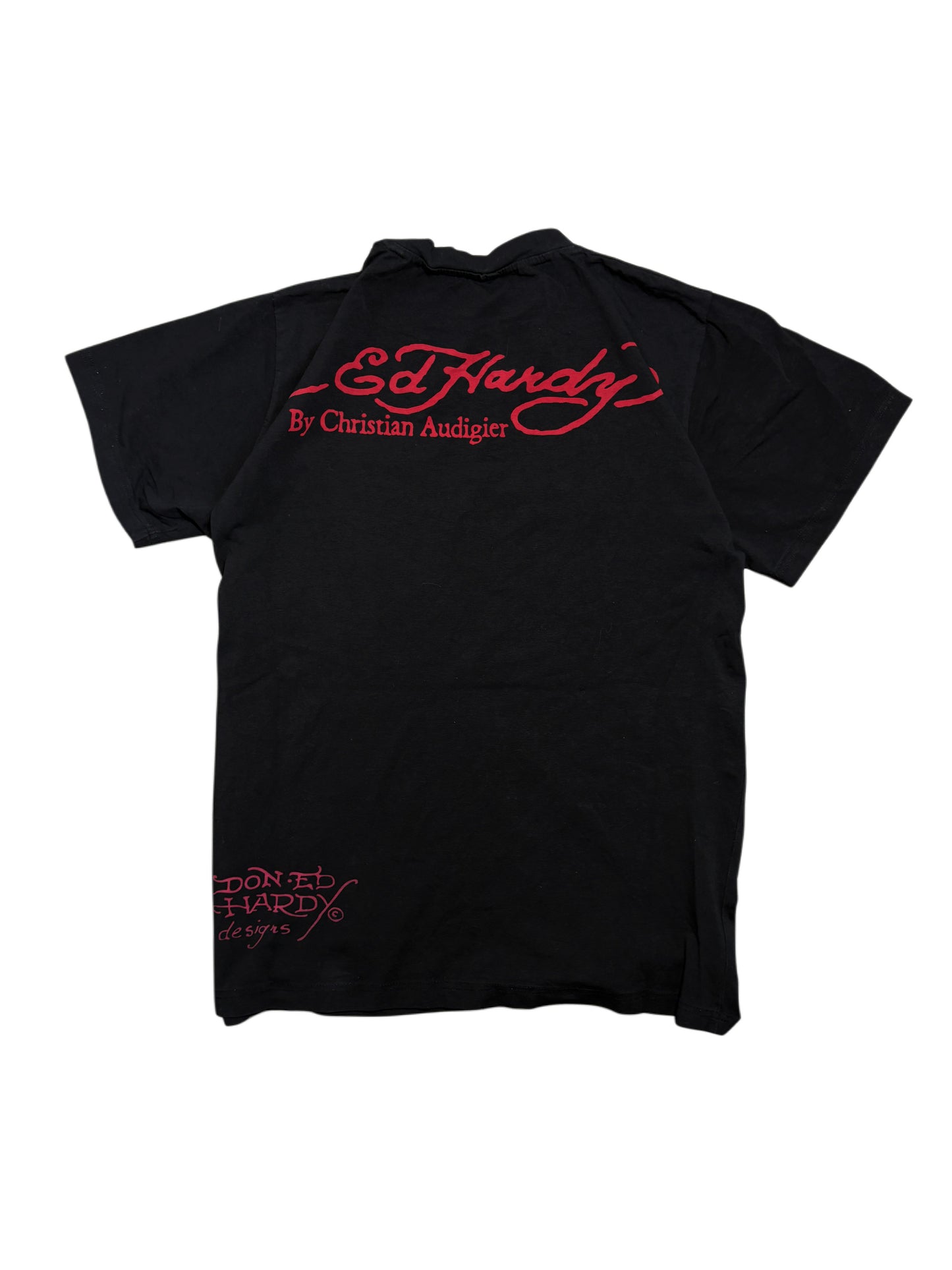 2000s Edhardy skull black T-shirt