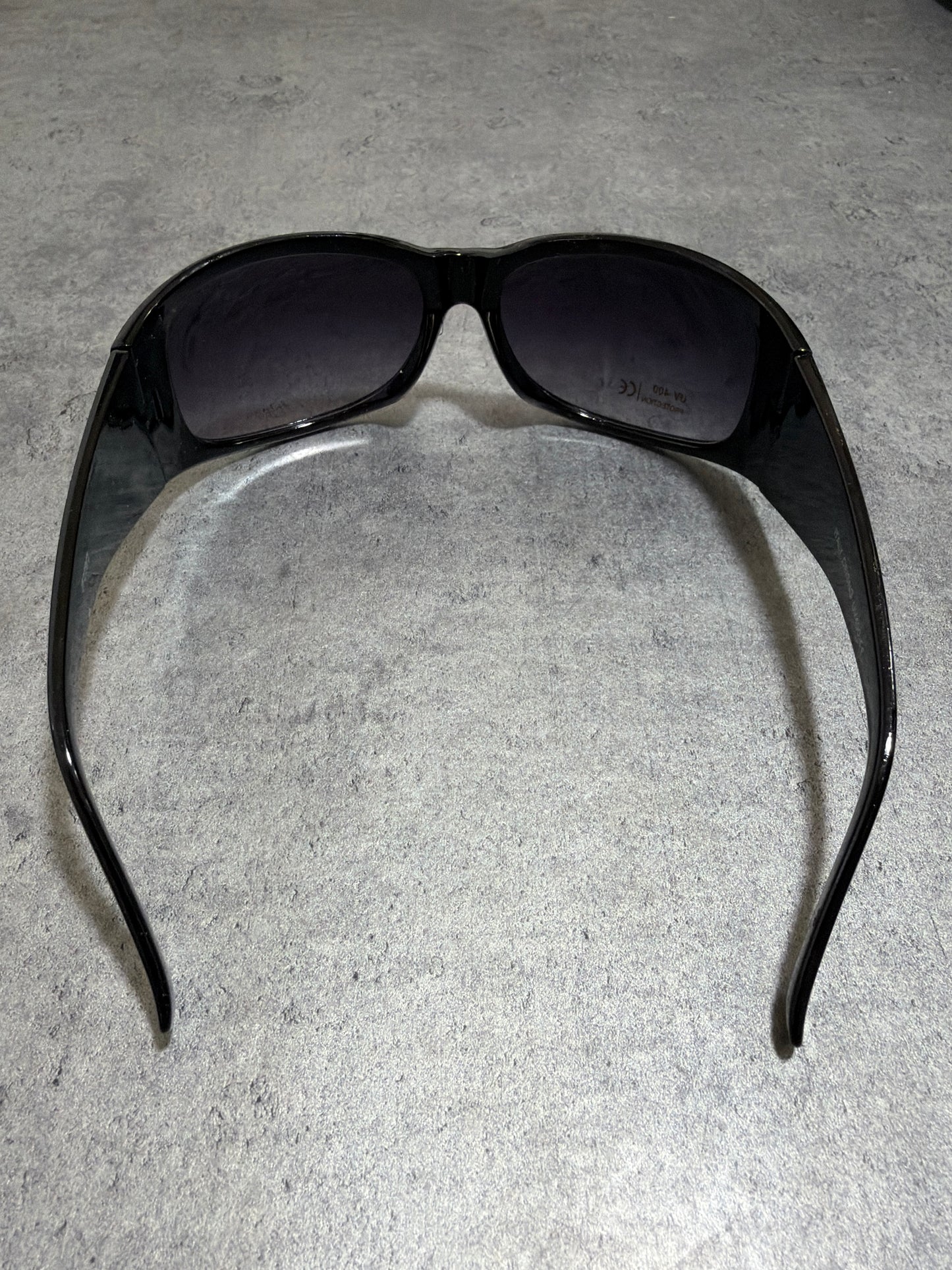 2000s Ed Hardy sunglasses black okulary przeciwsłoneczne