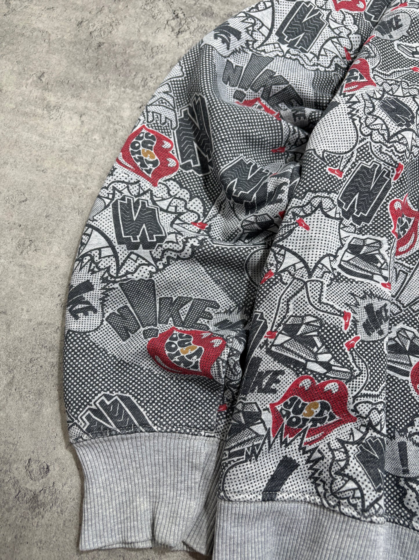 2000s Nike rap zip up hoodie