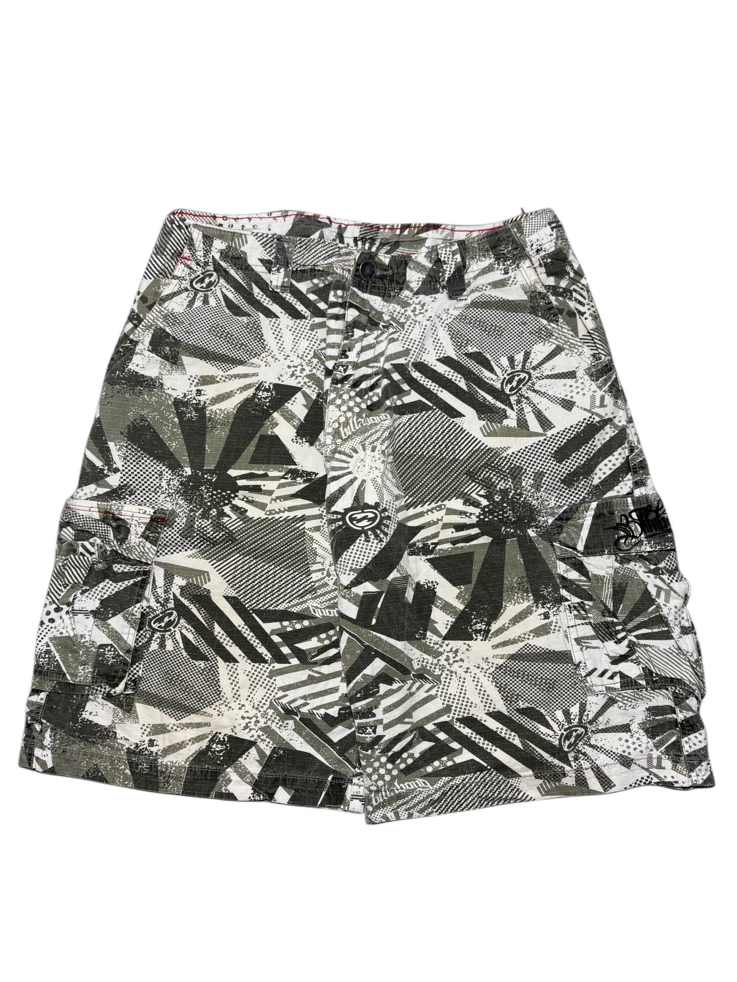 2000s Billabong cargo camo shorts