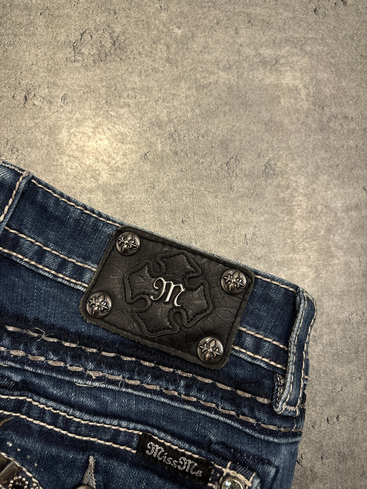 2000s Miss Me Y2K Rhinestones Skinny Jeans