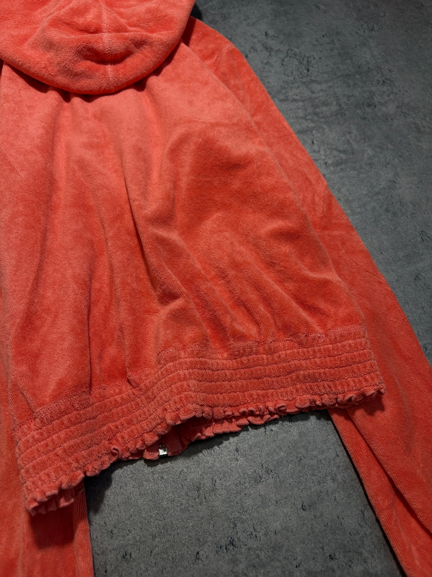 2000s Juicy Couture Welur Zip Up Hoodie