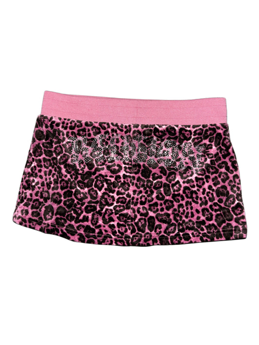 2000s True Religion leopard mini skirt spódniczka *rare*
